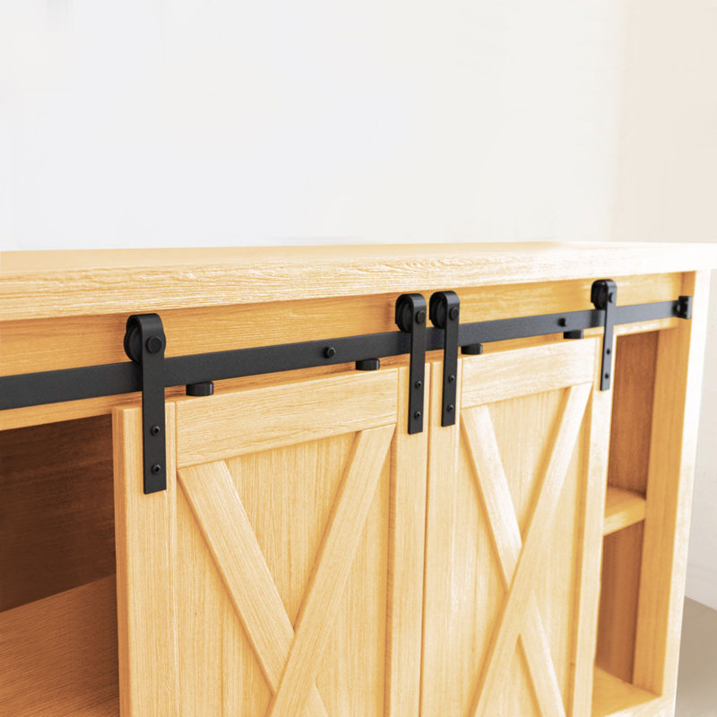 Bronco Hardware Mini Standard Double Barn Door Hardware Kit & Reviews